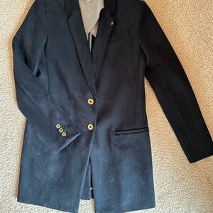 Tommy Hilfiger Navy Blazer with Striped Lining